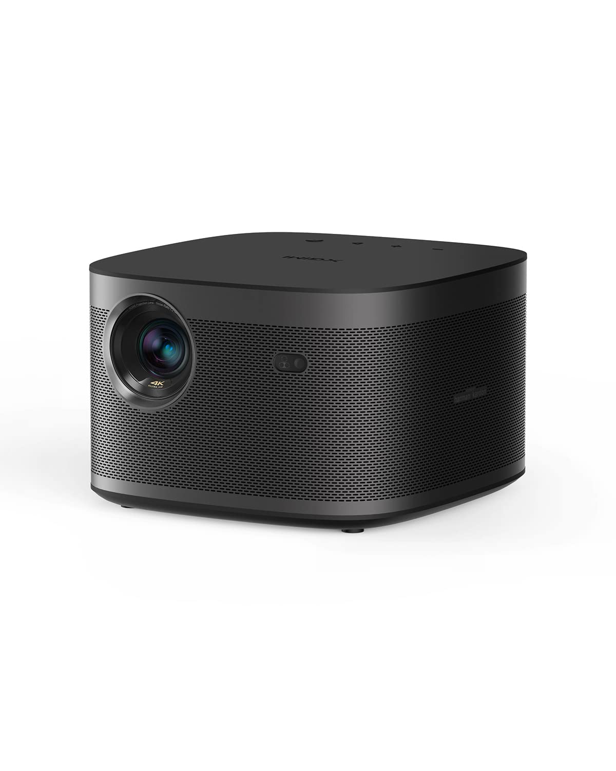 Proyector XGIMI Horizon Pro 4K, 1500 lúmenes ISO, proyector de películas Android TV 10.0 con altavoces Harman Kardon integrados, adaptación de visualización Keystone para proyector de cine en casa