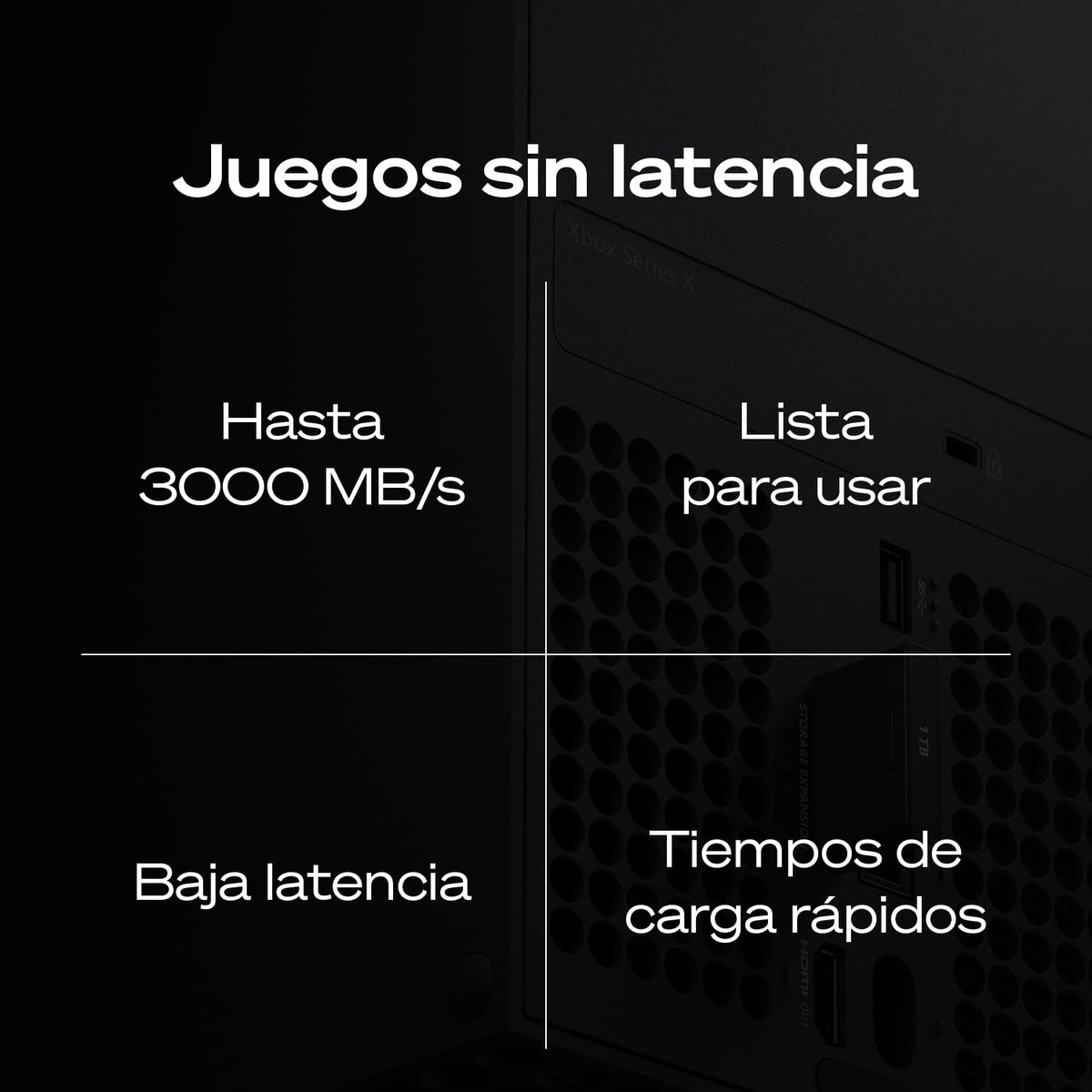 Seagate Tarjeta de expansión de Almacenamiento para Xbox Series X|S 2TB Unidad de Estado sólido - SSD de expansión NVMe para Xbox Series X|S (STJR2000400)