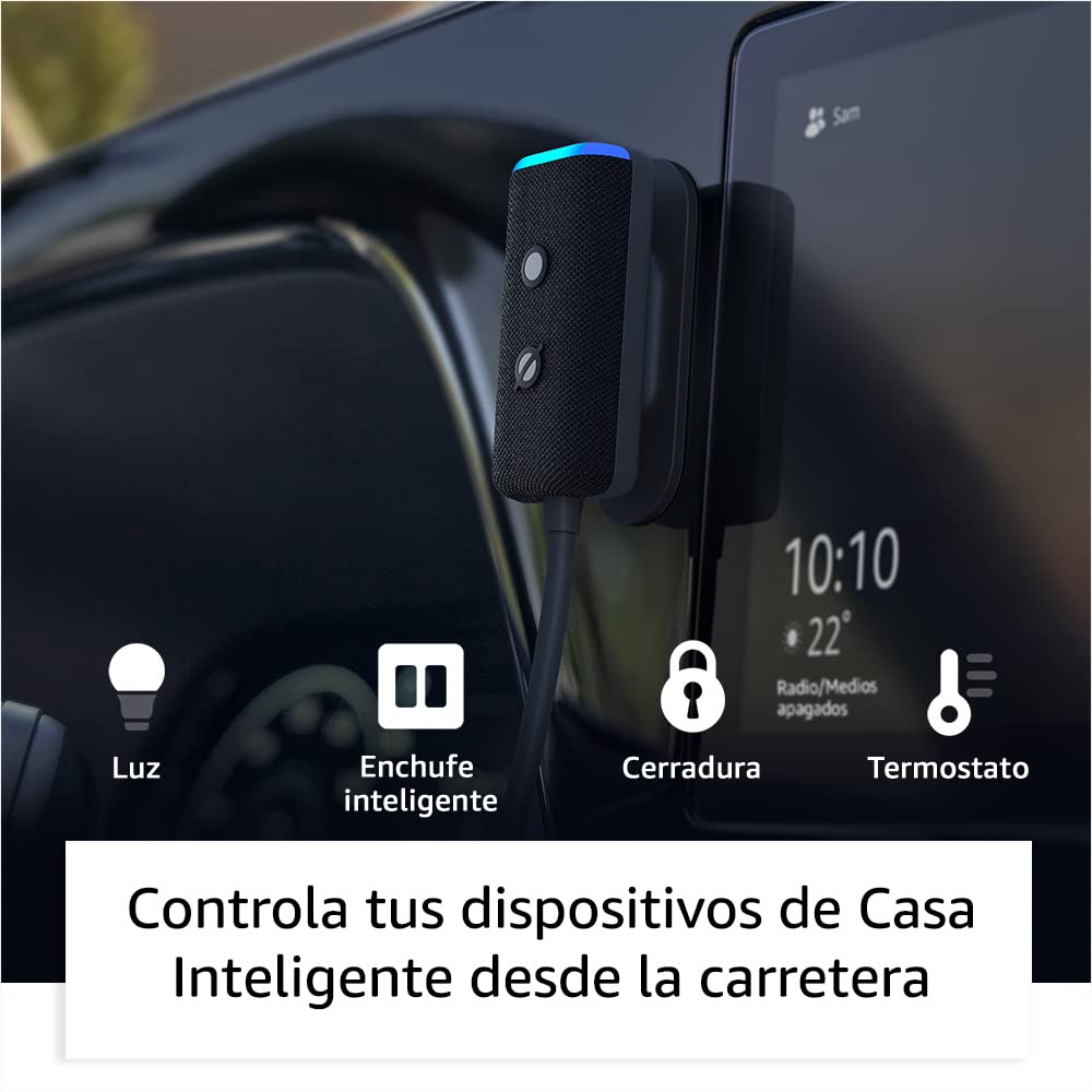Amazon Echo Auto (modelo más reciente), Lleva a Alexa en tu vehículo