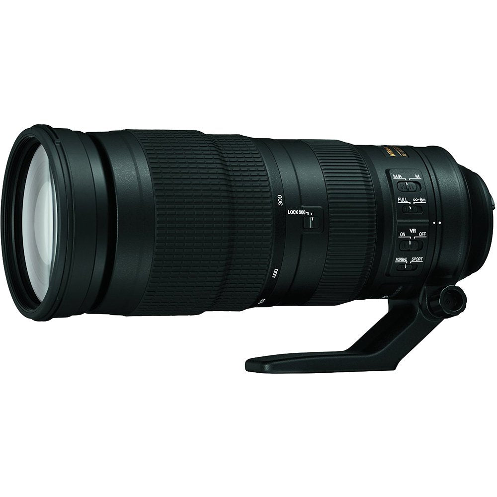 Nikon (20058) 200 – 500 mm f/5.6e Ed VR AF-S NIKKOR Zoom Lens para Nikon Digital SLR Cámaras con Sandisk Extreme PRO – Tarjeta de memoria SDXC 128 GB UHS-1