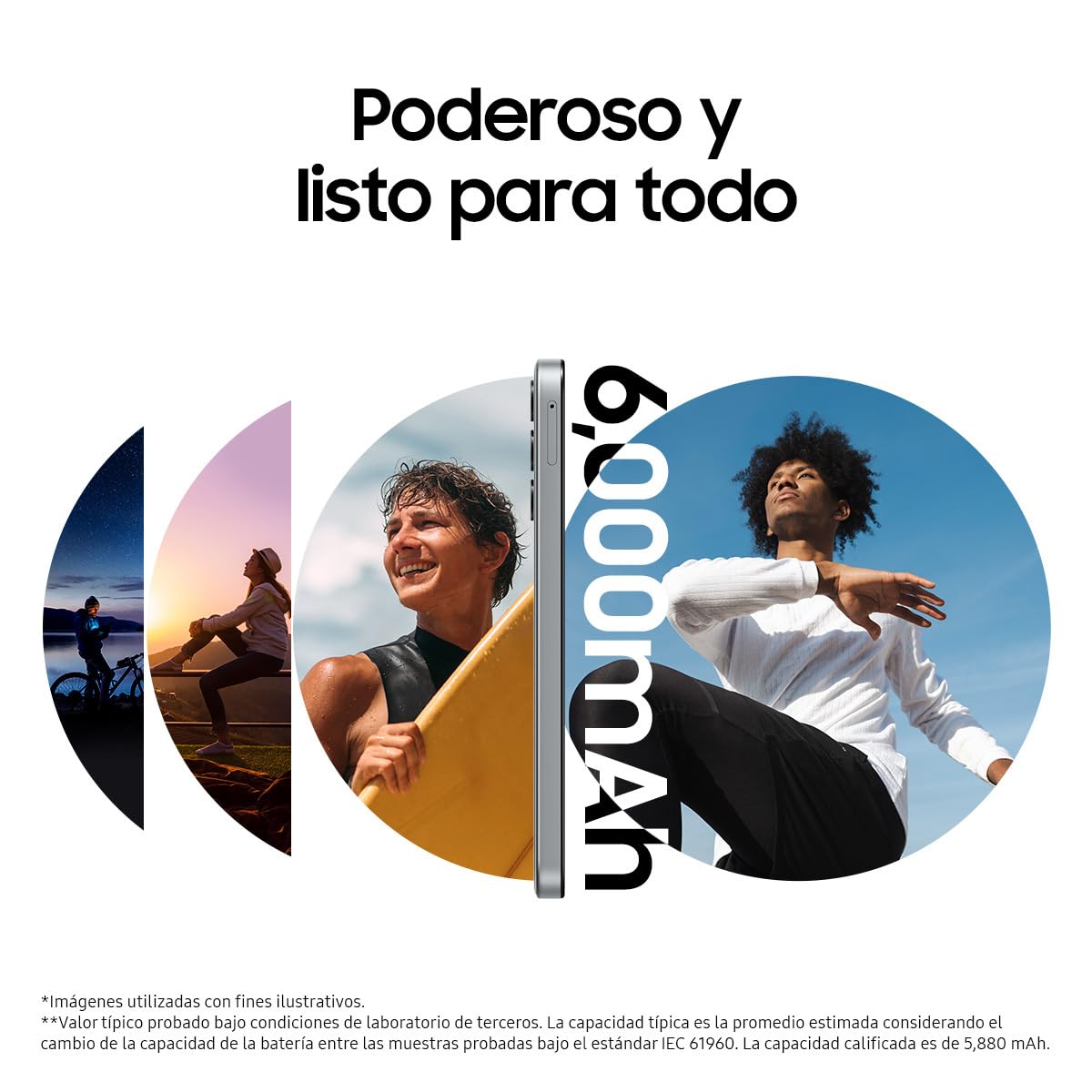 SAMSUNG Celular Galaxy M15 5G Gris 4GB RAM 128GB, Nacional con Garantía