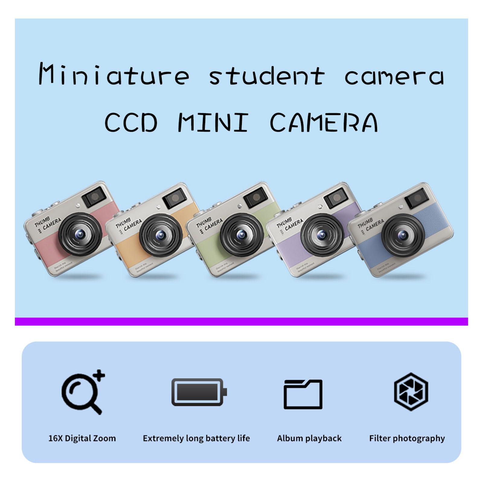 Pequeño llavero digital con batería de 200 mAh y función de temporizador de retardo para tomar fotos de grupo perfectas con la cámara llavero cámara pequeña digital