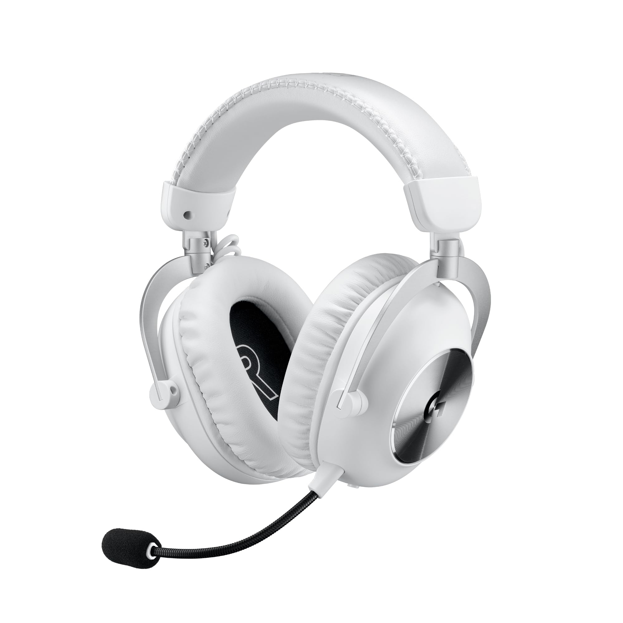 Logitech G Pro X 2 Lightspeed Audífonos Inalámbricos Gamer, Mic. Brazo Desmontable, Grafeno de 50 mm, DTS:X 2.0, Sonido Envolvente 7.1, Bluetooth/USB/Cable Aux. de 3.5 mm, Color Blanco
