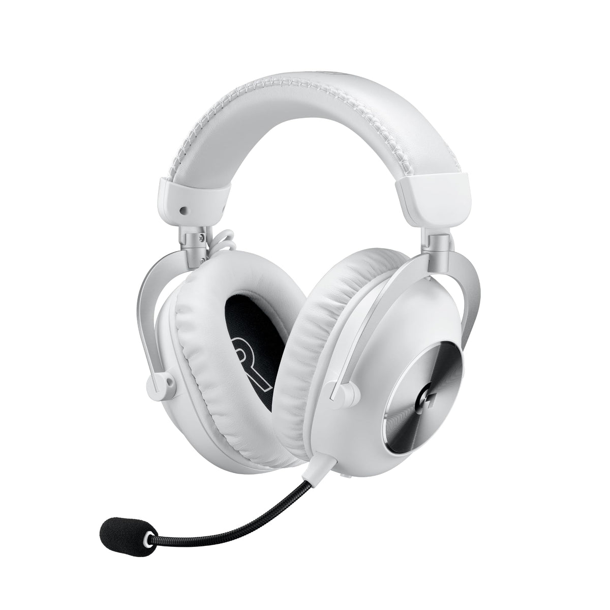 Logitech G Pro X 2 Lightspeed Audífonos Inalámbricos Gamer, Mic. Brazo Desmontable, Grafeno de 50 mm, DTS:X 2.0, Sonido Envolvente 7.1, Bluetooth/USB/Cable Aux. de 3.5 mm, Color Blanco