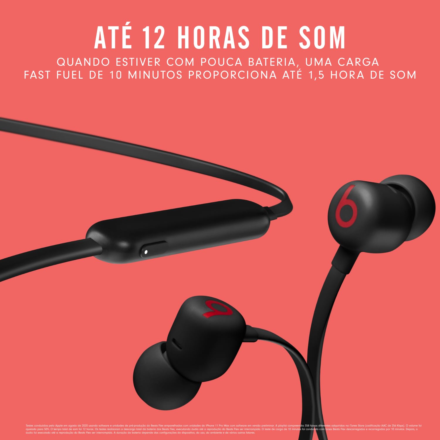 Beats Flex - Audífonos in-Ear inalámbricos, Chip W1 para audífonos diseñado por Apple, tecnología Bluetooth, 12 Horas de Audio: Beats Azabache