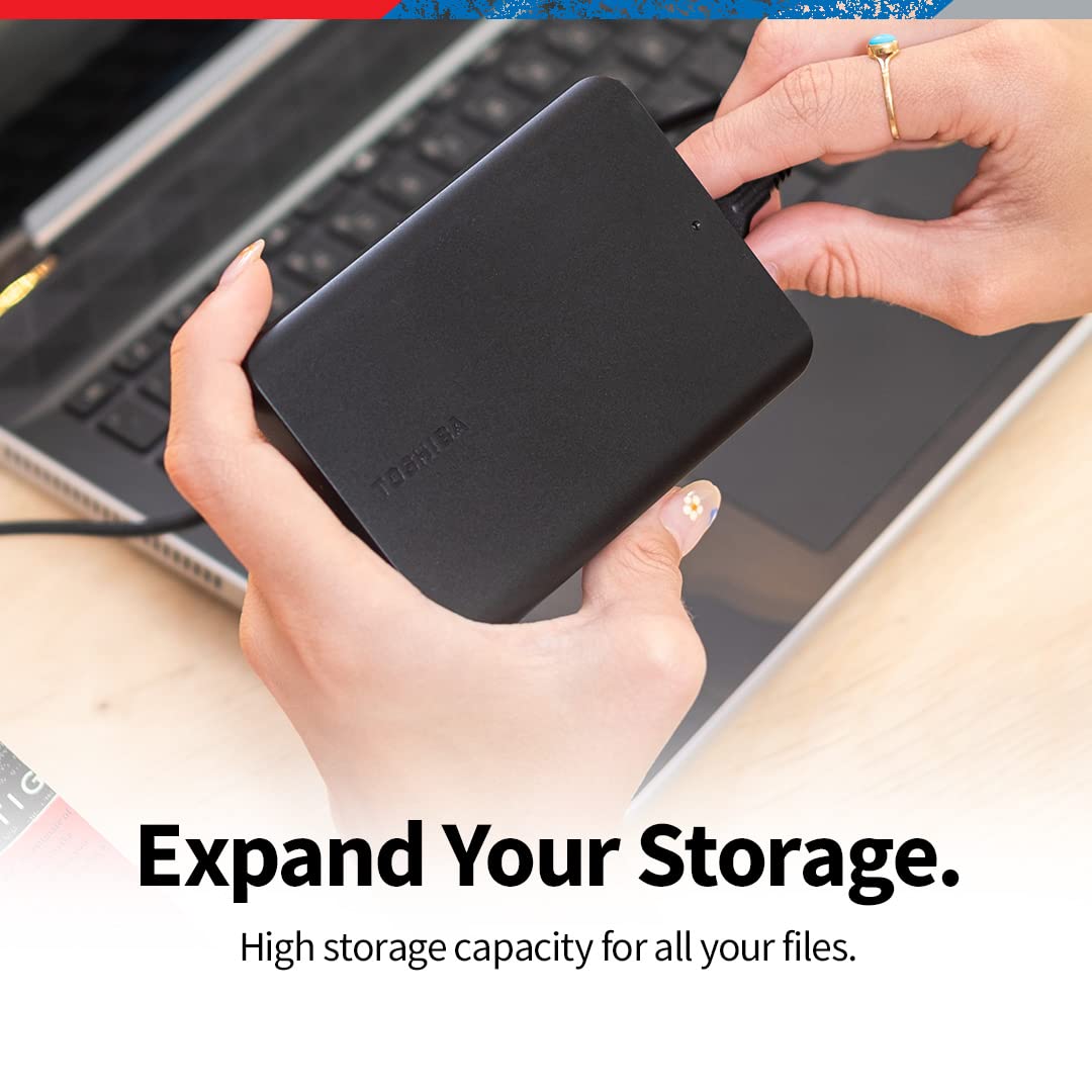 Toshiba Disco Externo 2TB CANVIO Basic Negro 2.5" USB3.0 HDTB520XK3AA
