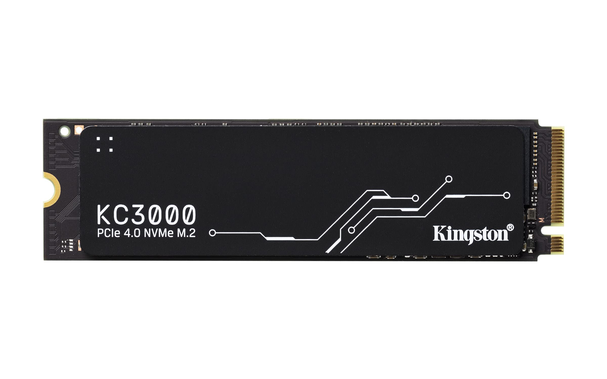 Kingston SSD KC3000, 512 GB, M.2 2280, NVMe PCIe Gen 4.0, Lectura: 7000MB/s y Escritura: 3900MB/s, SKC3000S/512G