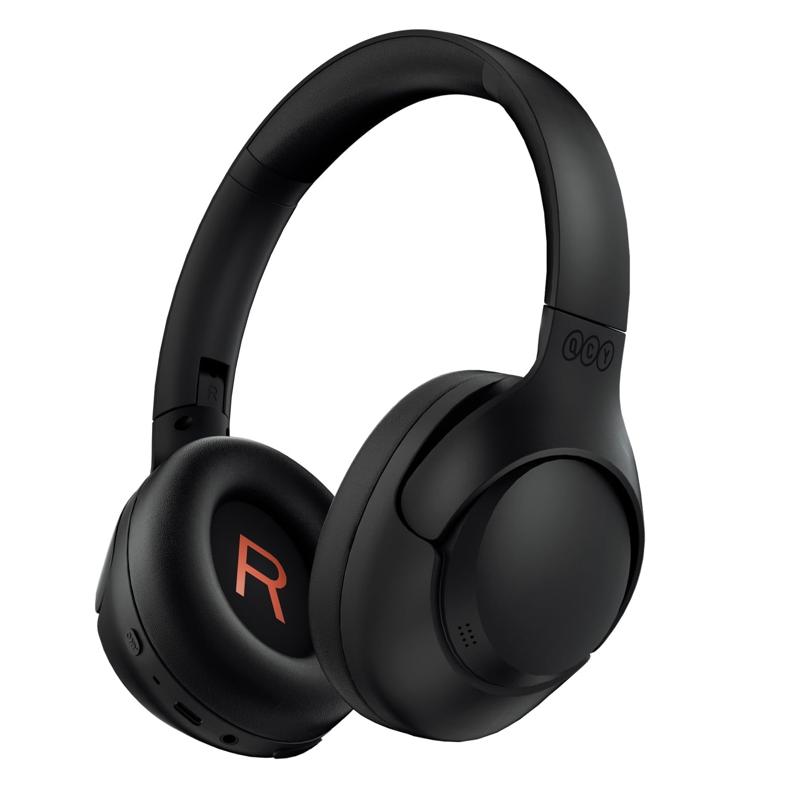 QCY H3 Audífonos Inalámbricos Bluetooth 5.4, Cancelación Activa de Ruido, Hi-Res Audio, Diadema Plegables Auriculares Over Ear, 60 Horas de Reproducción Compatible con iOS/Android
