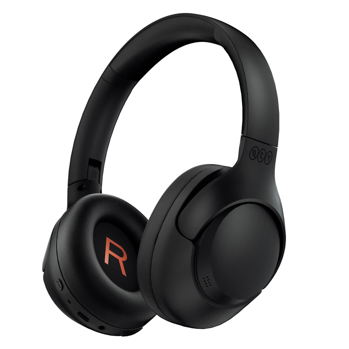 QCY H3 Audífonos Inalámbricos Bluetooth 5.4, Cancelación Activa de Ruido, Hi-Res Audio, Diadema Plegables Auriculares Over Ear, 60 Horas de Reproducción Compatible con iOS/Android