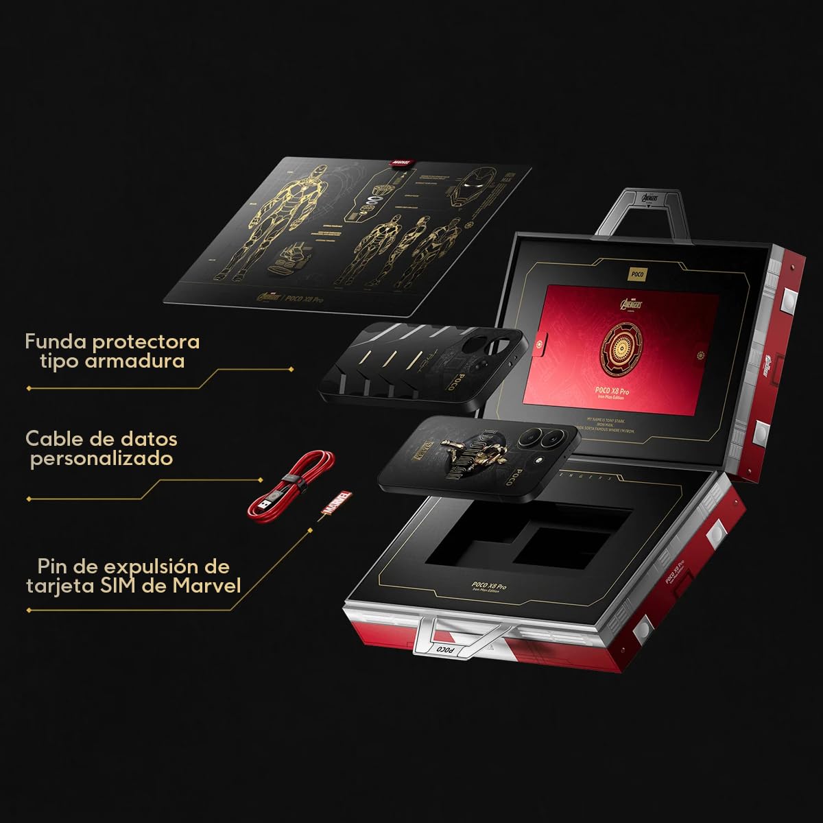 XIAOMI Celular Poco X8 Pro 12GB + 512GB Edición Especial Versión Global,Flagship Dimensity 8500 Ultra, Batería 6500mAh(typ),Pantalla AMOLED 6.59'' 120Hz, Cámara Principal 50MP