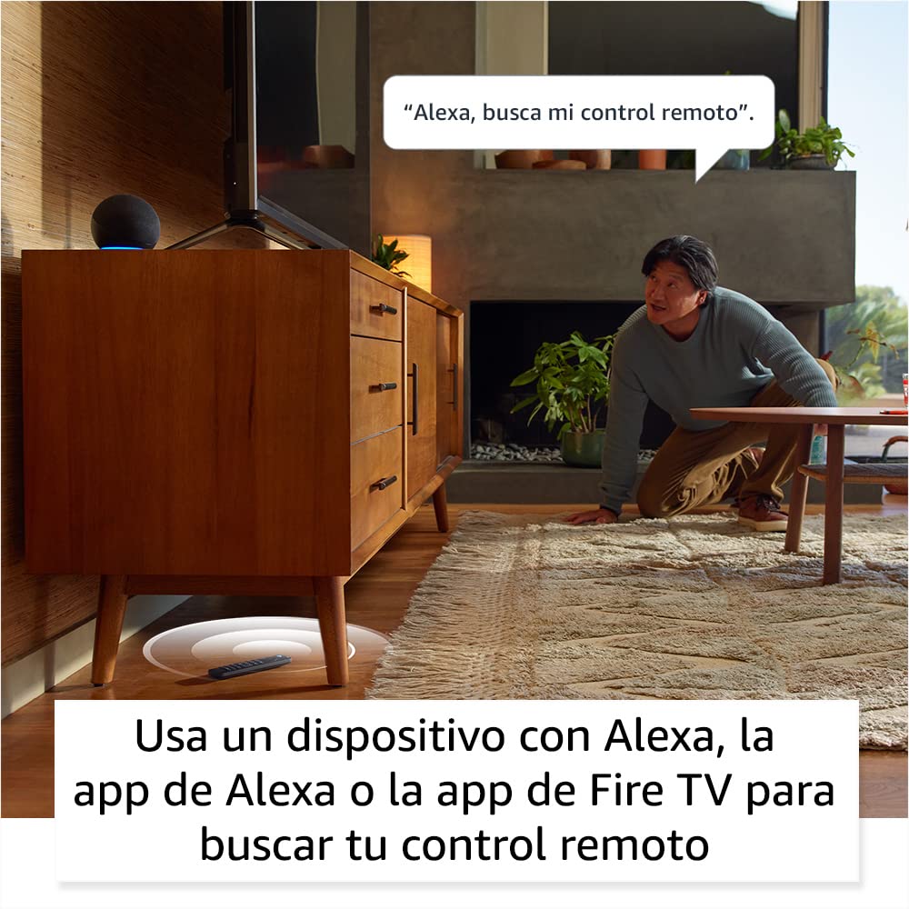 Control remoto por voz Alexa Pro de Fire TV (útimo modelo), incluye buscador de control remoto, controles de TV, botones retroiluminados, requiere un dispositivo compatible Amazon Fire TV