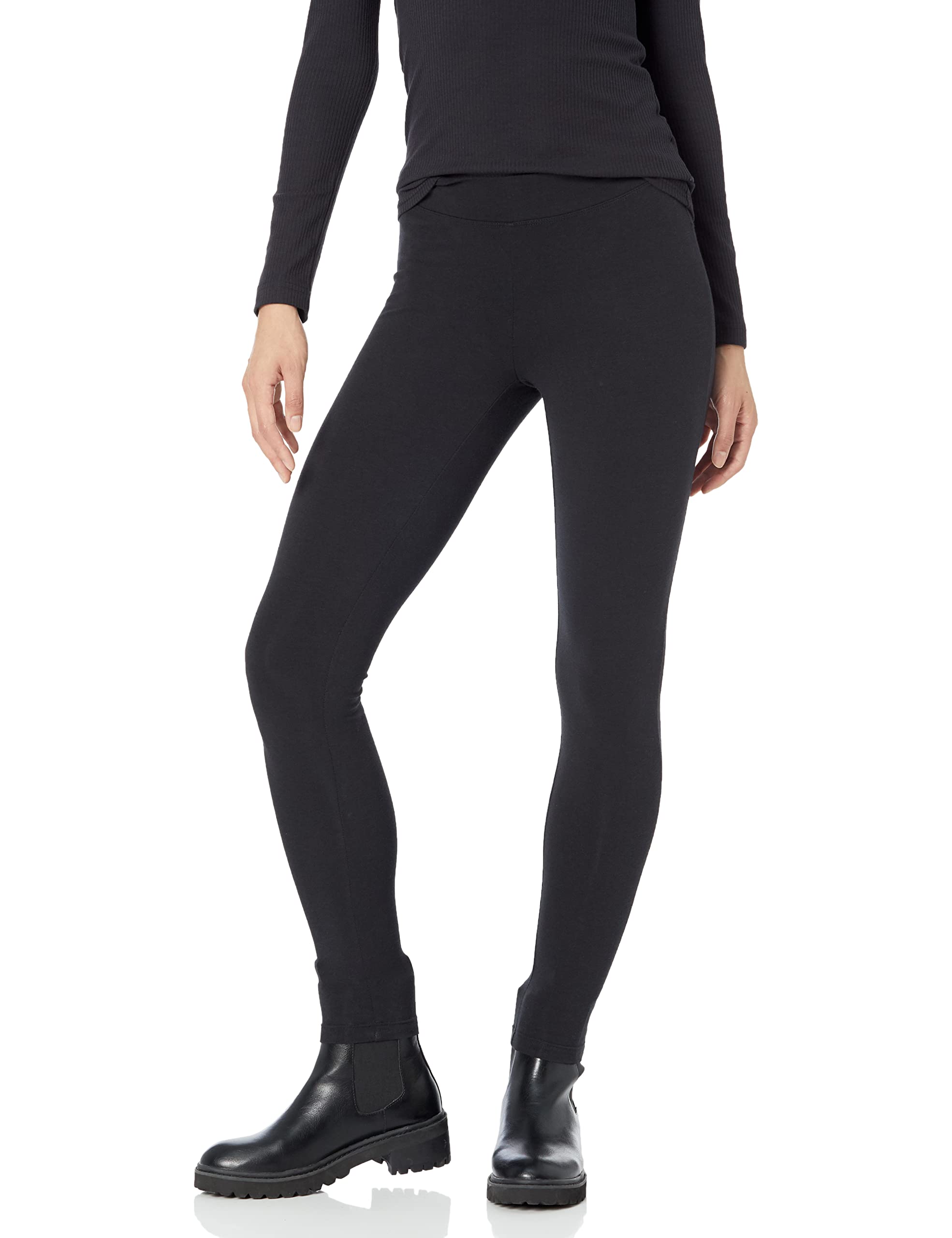 Amazon Essentials - Leggings para mujer, color negro, talla G