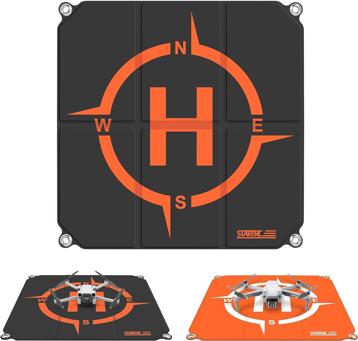 STARTRC - Almohadilla de aterrizaje para drones, 50 cm, universal, impermeable, portátil, plegable, para DJI Neo/Air 3S/Mavic Mini 2/Mavic Air 2/Mavic 2 Pro/Zoom/FIMI X8SE/para DJI FPV Drone