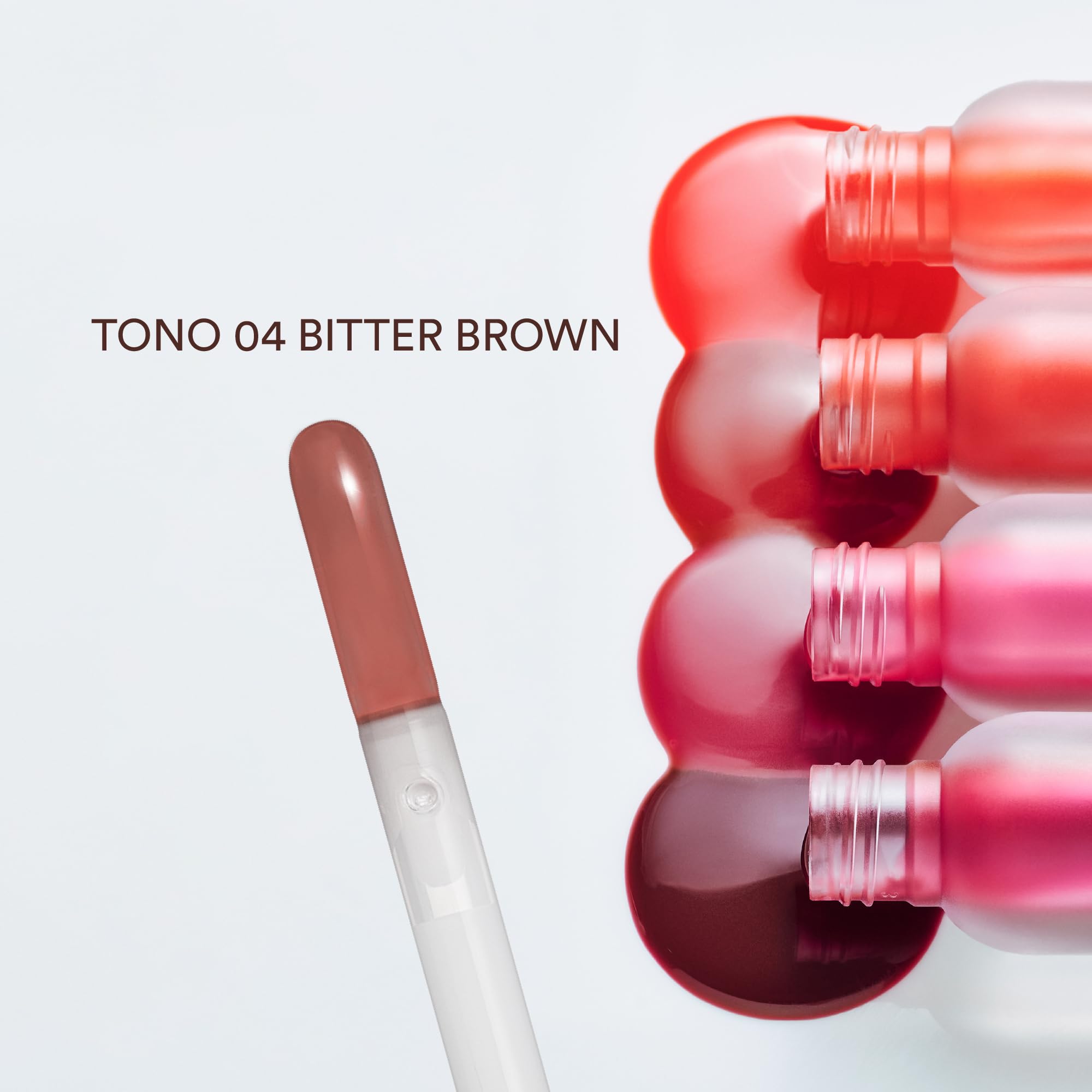 TOCOBO Lip Oil Juicy Berry 04 Bitter Brown 4 g Tinta Labial Coreano Hidratante con Brillo y Volumen