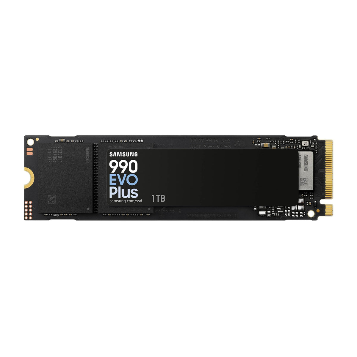 Samsung 990 EVO Plus SSD 1TB, PCIe Gen 4x4, Gen 5x2 M.2 2280, velocidades de hasta 7.250 MB/s, Almacenamiento actualizado para PC/portátiles, tecnología HMB y turboescritura Inteligente 2.0,