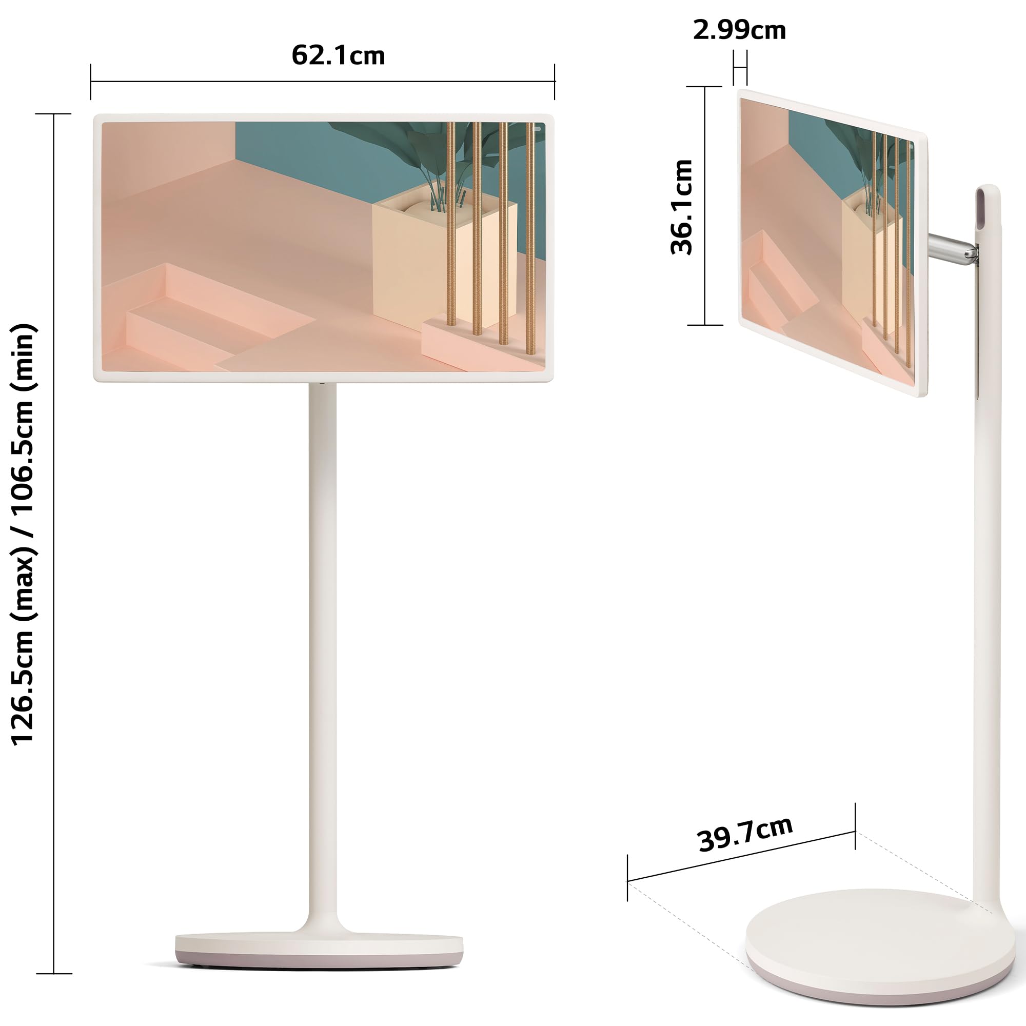 LG Pantalla StanbyME 27" Smart TV con ThinQ AI 27ART10AKPL
