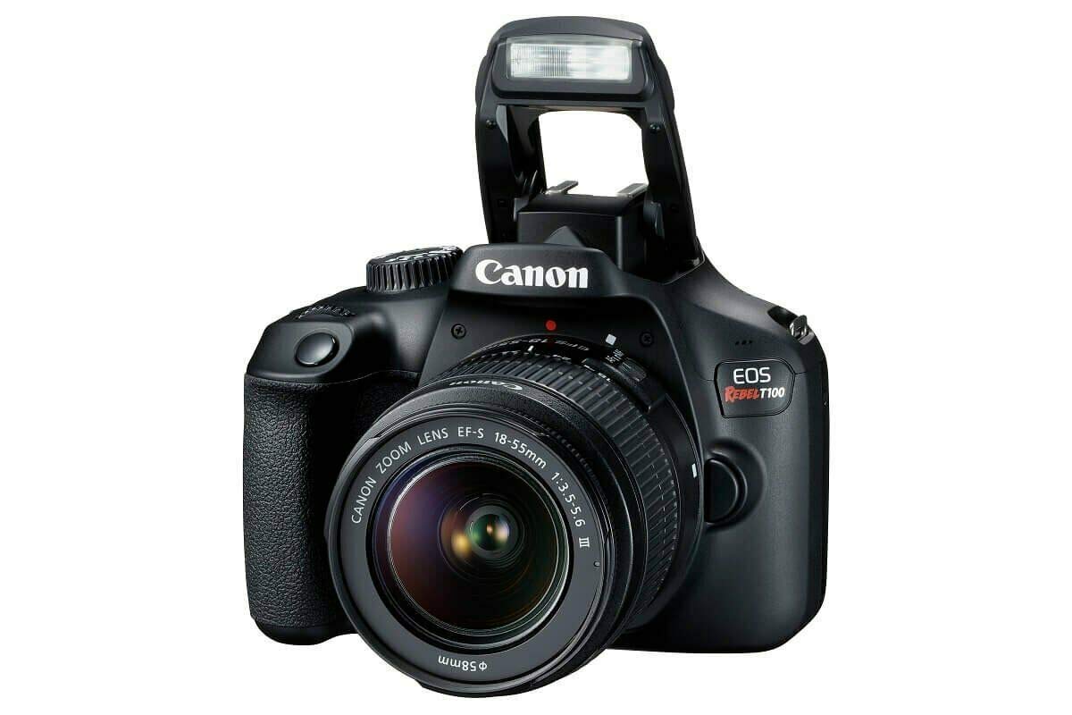 Canon EOS Rebel T100 / 4000D DSLR Cámara (con 18-55 III) (Reacondicionado)