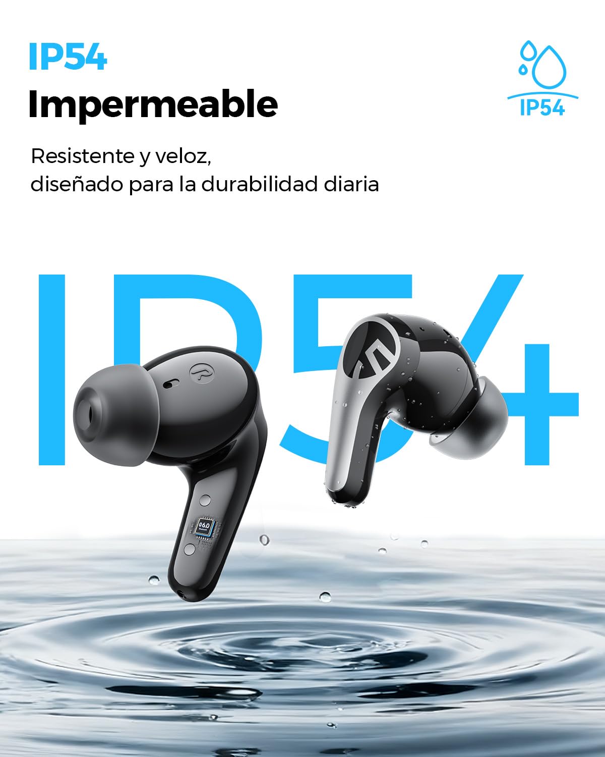 SoundPEATS C30 Audífonos Inalámbricos In-Ear ANC -52dB