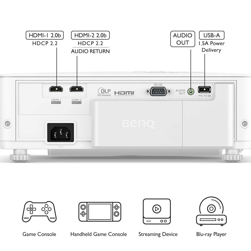 BenQ TK700STi 4K HDR proyector para Juegos | 16ms Baja latencia | 3000lm | Tiro Corto | Android TV