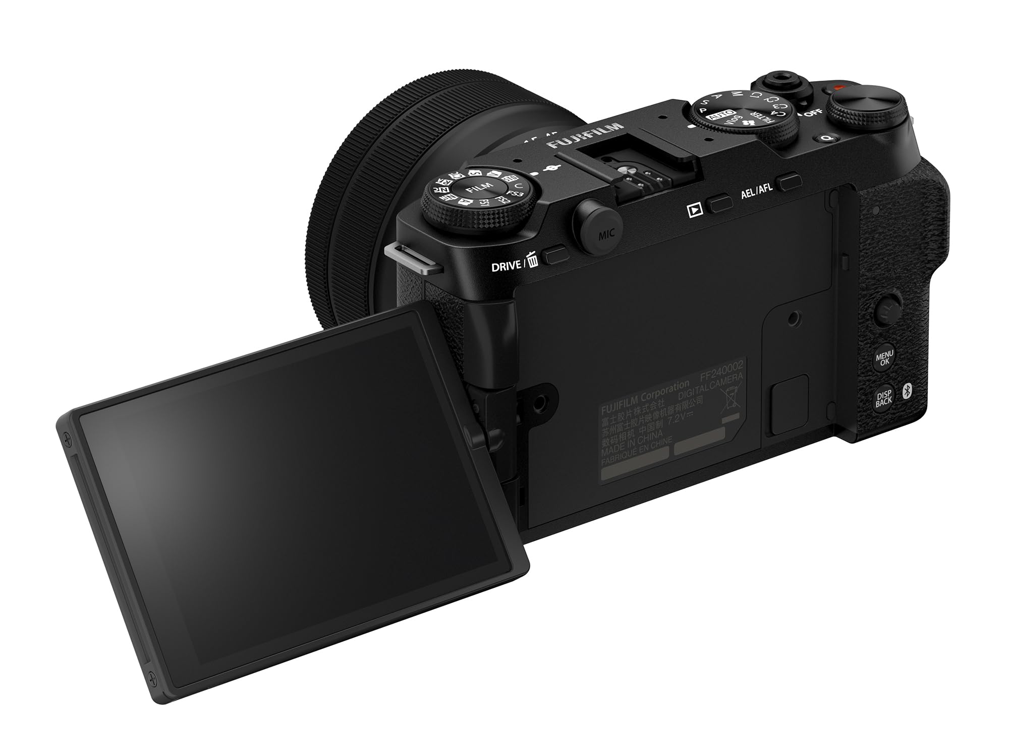 FUJIFILM X-M5 Cámara Digital sin Espejo XC15-45mmF3.5-5.6 OIS PZ Kit de Lentes - Negro