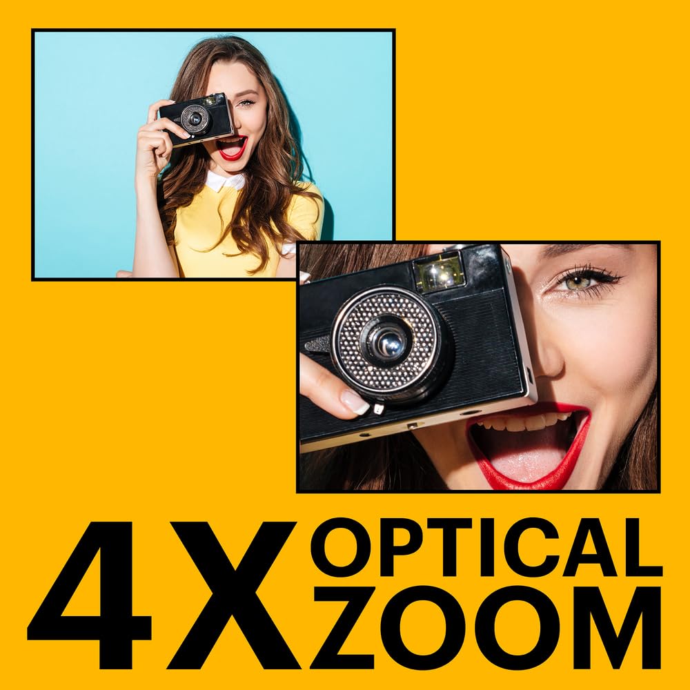 Kodak PIXPRO FZ45-WH - Cámara Digital de 16 MP, Zoom óptico de 27 mm, Gran Angular, 1080P, Full HD, Video, 2,7 Pulgadas, cámara de vlogging LCD (Blanco)