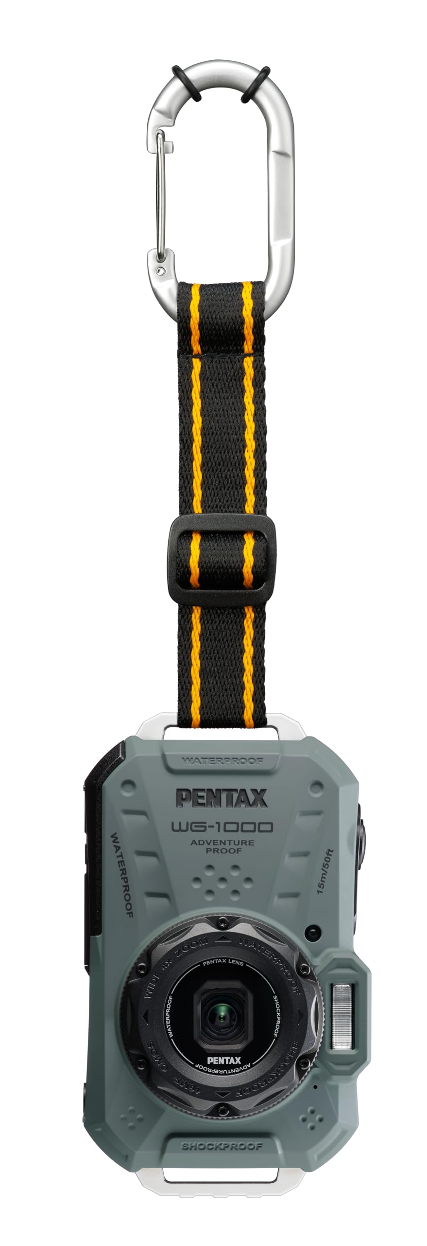 PENTAX WG-1000 - Cámara compacta digital resistente al agua, diseñada para fotografías informales al aire última intervensión y subacuáticas, impermeable hasta una profundidad de 15 metros, para hasta