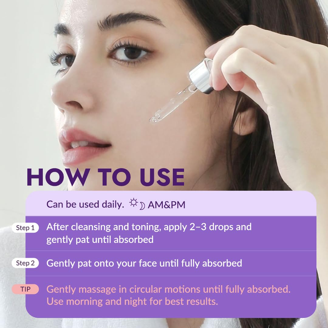MIZON Suero Facial con Colágeno 30 ml - Serum Antiedad e Hidratante Coreano - Skincare Coreano con Acido Hialuronico para Piel Firme y Suave - Sérum Facial Original Skin Energy Collagen 100