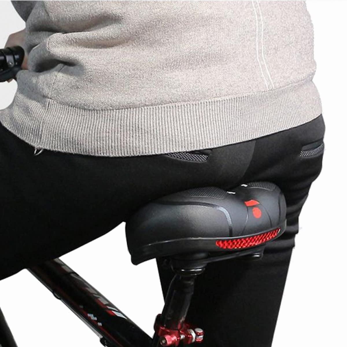 Raganet, Asiento de Bicicleta Comfort Sillín, Cojín Suave, Impermeable, Prostático y Compatible con Bicicletas De Montaña, Urbanas, Carreras y de Ejercicio, Unisex