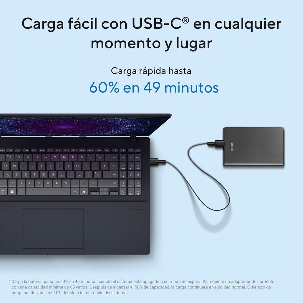 ASUS Vivobook 16/ Intel Ultra 5 Serie 225H/ Intel Graphics/AI Boost NPU 13TOPS /16GB - 512 SSD/Teclado en español (Garantia y Servicio con la Marca en Mexico)