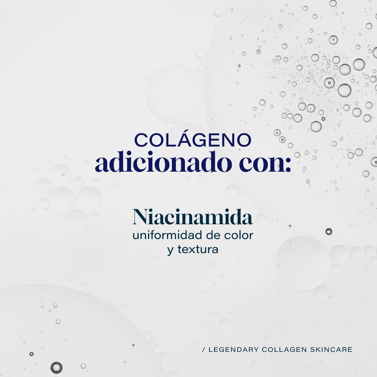 Tonico Facial 500 ml Niacinamida, Colageno Hidrolizado - Collagenic Tónico Facial Hidratante Limpiador de Poros sustituto de agua micelar para el rostro y contorno de ojos