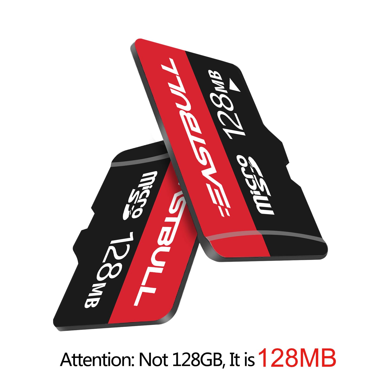 EASTBULL Tarjeta Micro SD de 128 MB (128 GB Pitch) Tarjetas de memoria SD de 128 MB Video Full HD 90 MB/s UHS-I U1 Clase 10 para cámara de vigilancia (10 unidades y 2 adaptadores)