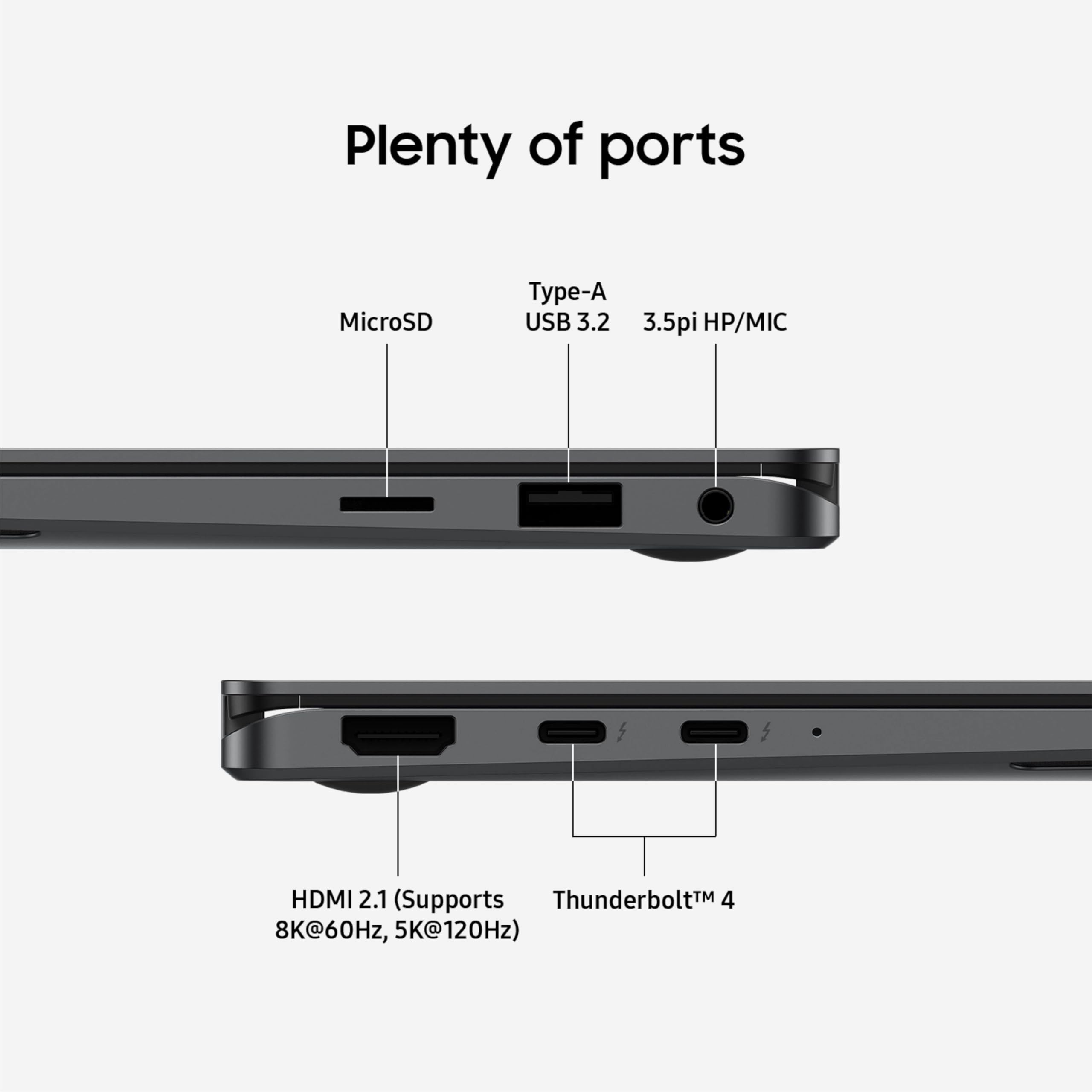 SAMSUNG Galaxy Book5 Pro 360 Copilot+ PC de 16 pulgadas, computadora portátil AI Business, Windows 11 Pro, procesador Intel Core Ultra 7 258V, visualización táctil AMOLED 3K, 32GB / 1TB, 120HZ, modelo