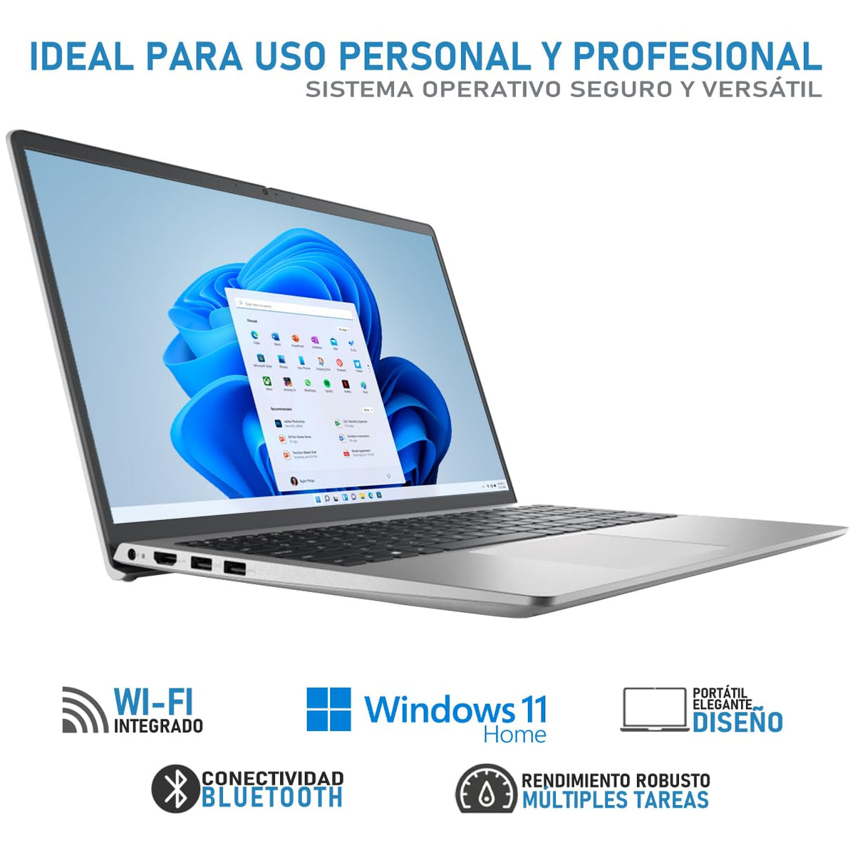 Dell Laptop Inspiron 3520 I5-1235U, 16GB RAM, 512GB SSD, 15.6” FHD Intel Iris Xe Graphics