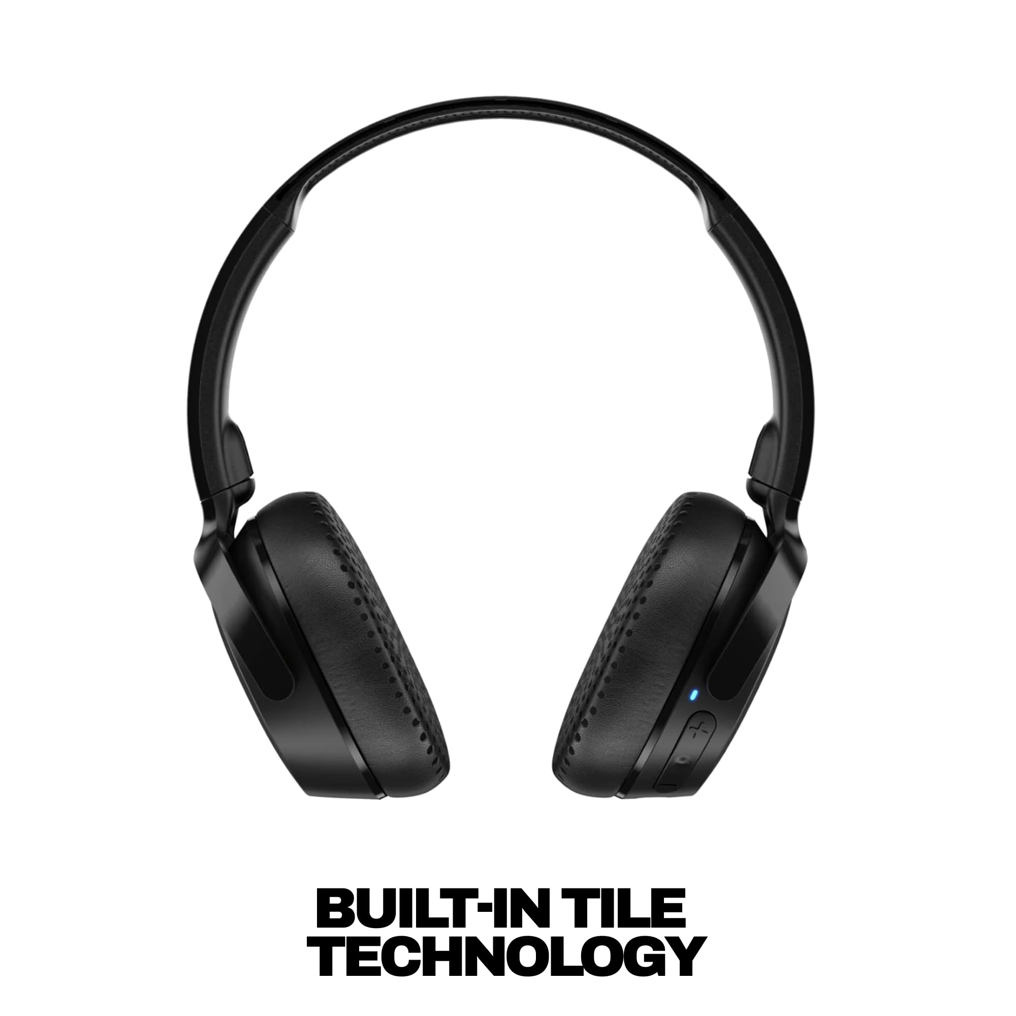 Audífonos Skullcandy Riff 2 On-Ear Inalámbricos, 34 Horas de Batería, Micrófono, Compatibles con iPhone, Android y Dispositivos Bluetooth, Negro