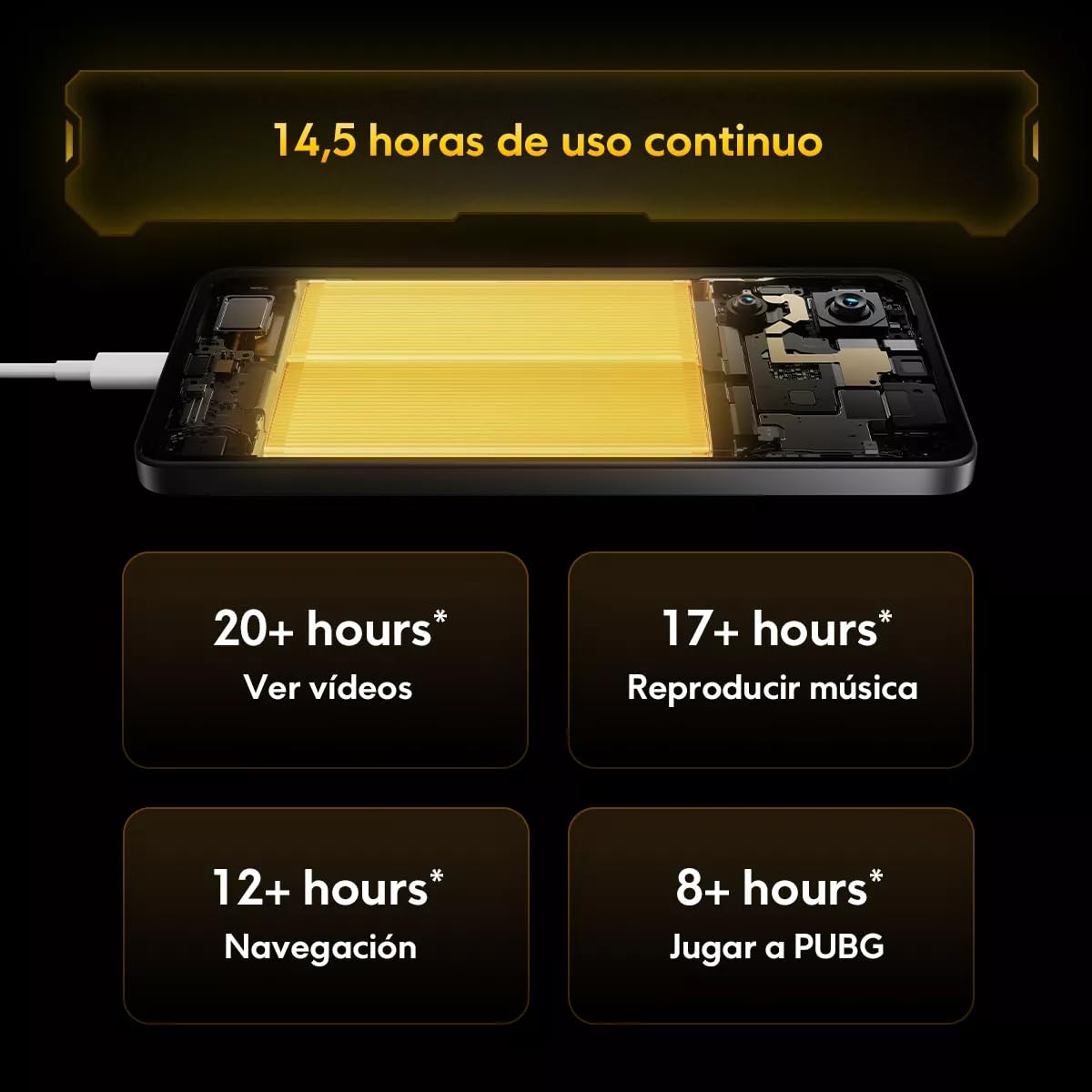 XIAOMI Teléfono Celular Poco X7 Pro 5G NFC Pantalla AMOLED CrystalRes 1.5K 120Hz Buque Insignia Dimensity 8400-Ultra 90W HyperCharge (Negro, 8GB+256GB)