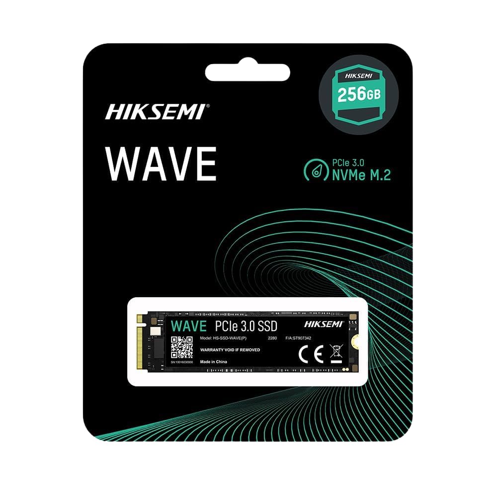 HIKSEMI Wave(P) SSD 512GB, PCIe 3.0x4 NVMe M.2 2280, Velocidad de Lectura: 2,500MB/s, Escritura: 1,025MB/s, 3D NAND