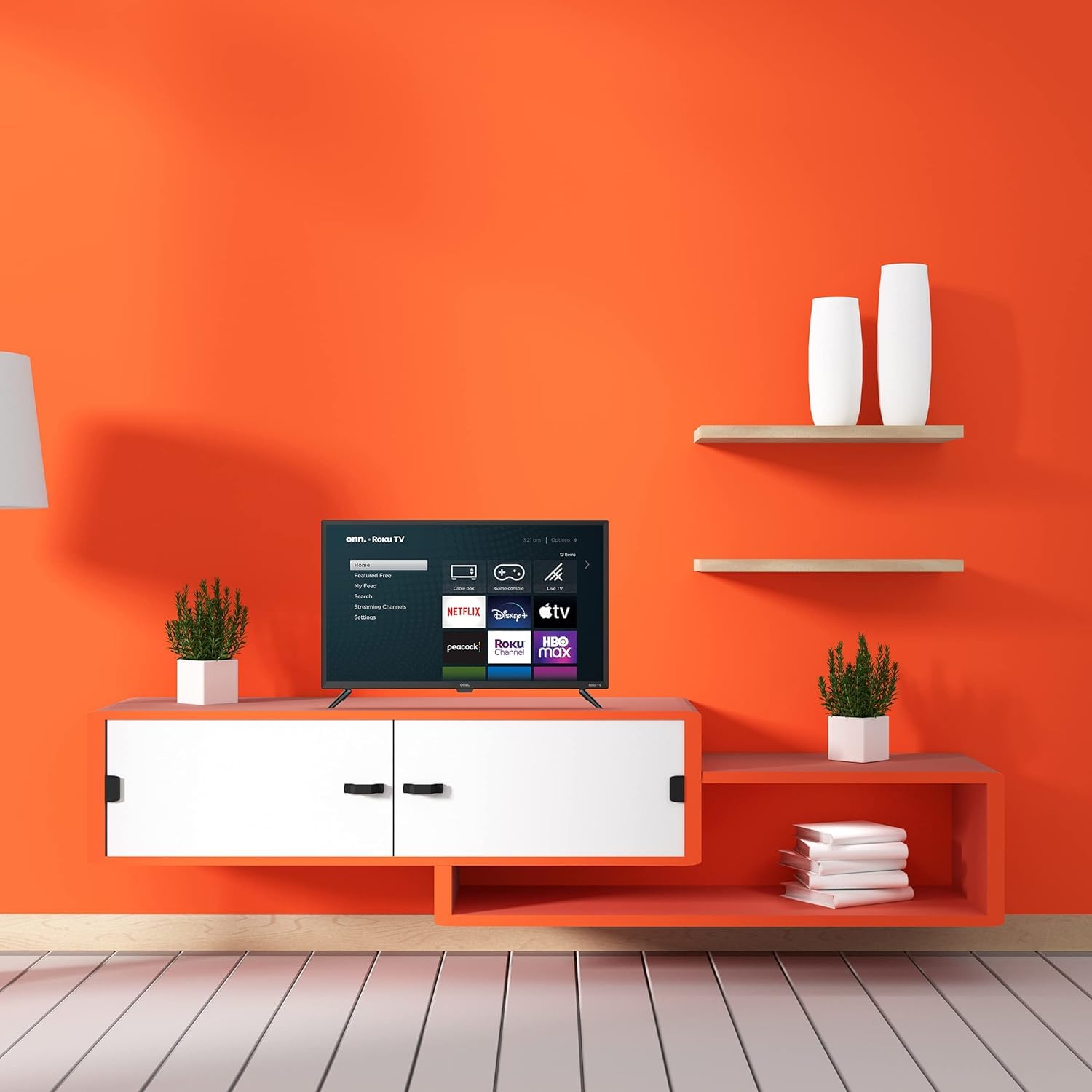 LUBL ONN Smart TV de 32" Pulgadas, LED 720p HD, 60 Hz Frecuencia Actualizacion, Audio Dolby Digital Plus | 100012589