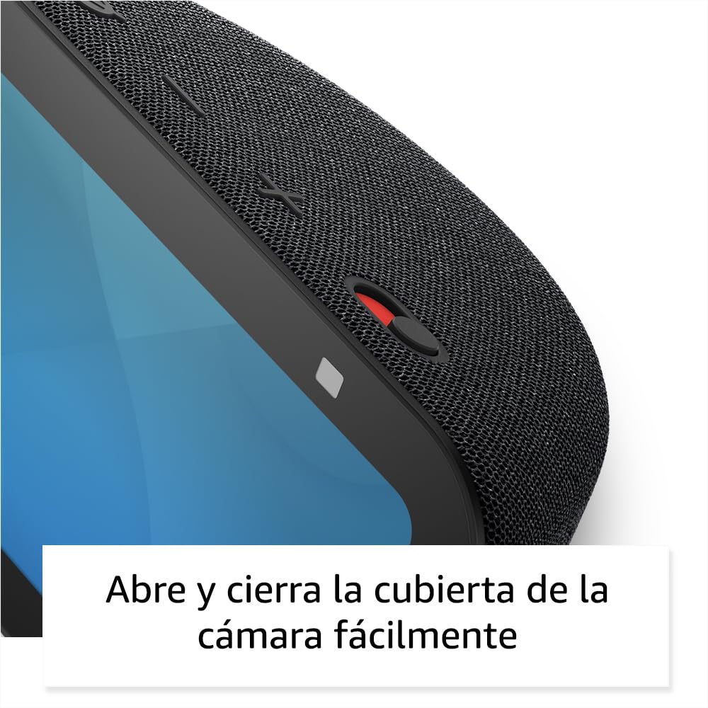 Amazon Echo Show 5 (modelo más reciente), Pantalla inteligente con graves más profundos y sonido más claro, Negro, con el Acceso Anticipado de Alexa+