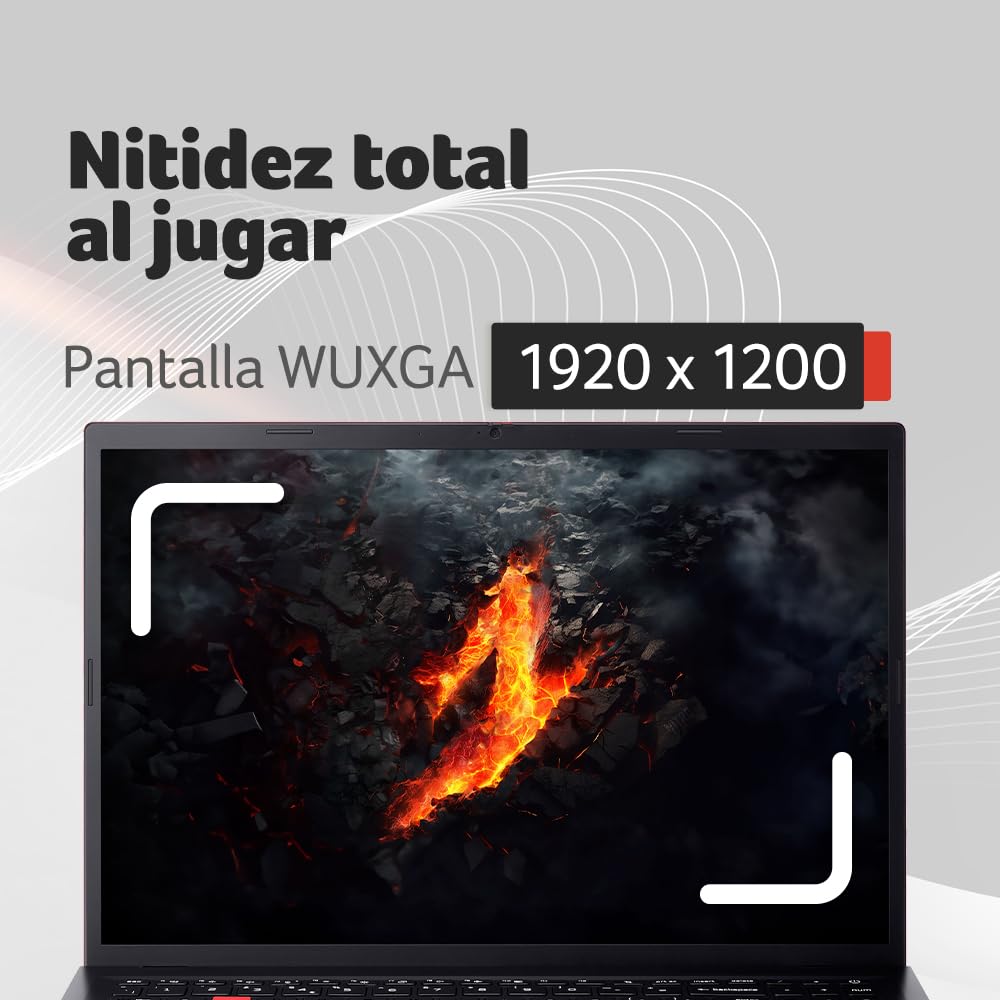 Acer Laptop Gamer Nitro Lite 16" WUXGA 165Hz Core i5-13420H 16GB RAM 512GB SSD | GeForce RTX 4050 | Seguro contra Robo y catástrofes Naturales, Gratis por un año.