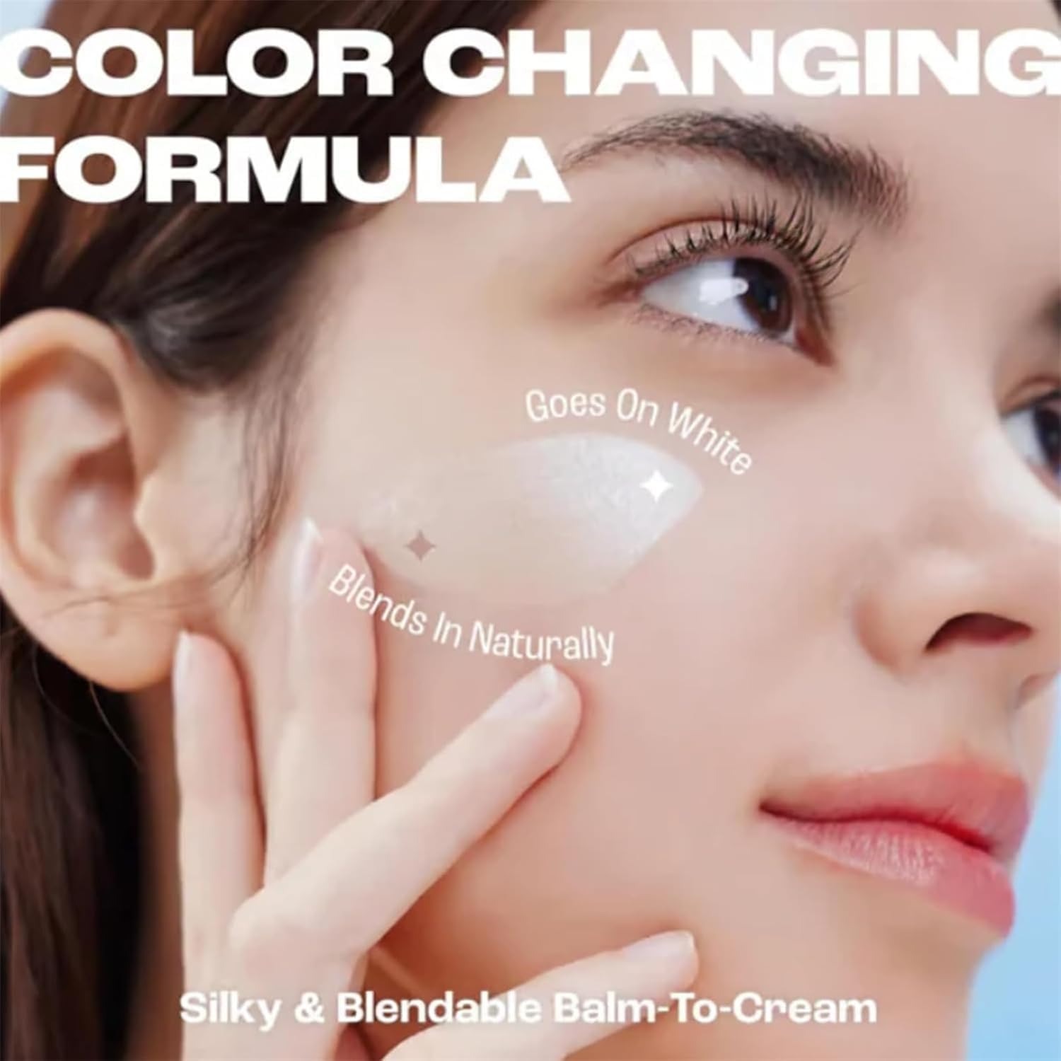 2-in-1 Foundation Stick Full Coverage,Cover Cream Stick V White Korean Foundation sticks with Volufiline,con Cepillo Desmontable,Base de Maquillaje de Cobertura Completa a Media (light)