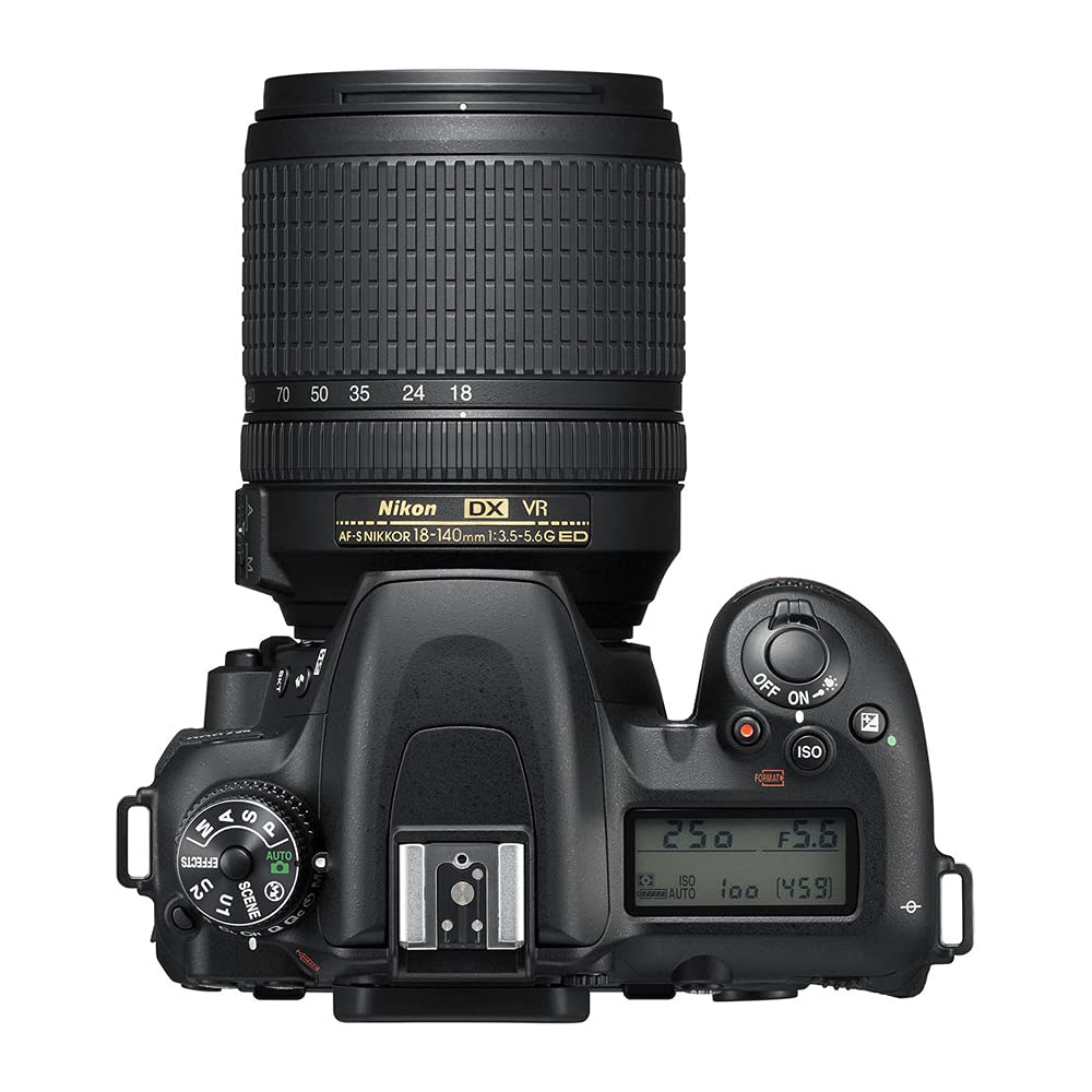 Nikon D7500 + AF-S DX NIKKOR 18-140 VR Juego de cámara SLR 20.9 MP CMOS 5568 x 3712 Pixeles Negro - Cámara digital (20.9 MP, 5568 x 3712 Pixeles, CMOS, 4K Ultra HD, Pantalla táctil, Negro)