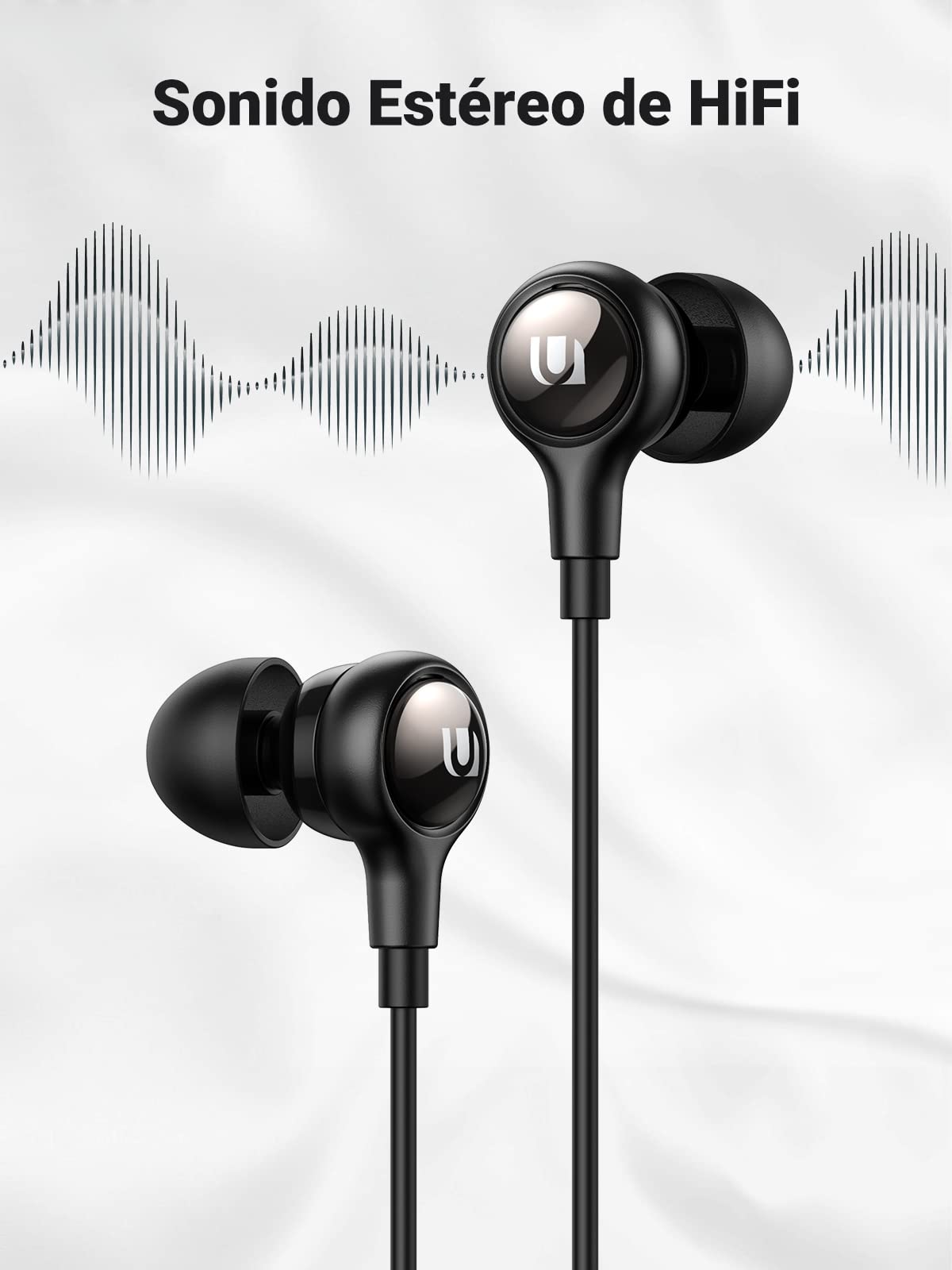 UGREEN USB C Audífonos In Ear con Cable de Type-C Cancelación de Ruido