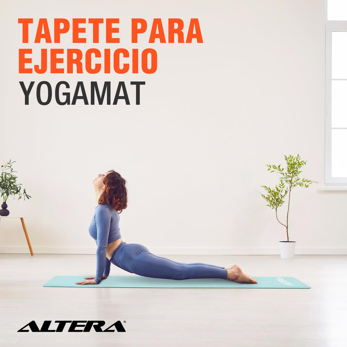 Tapete de Yoga y Pilates Fitness con Correa, Esterilla de Pilates, Pilates Fitness con Correa Transportadora, Antideslizante y Resistente al agua, Ideal para Gimnasio, Ejercicio en Casa, Deporte, Colchoneta, Gimnasia.