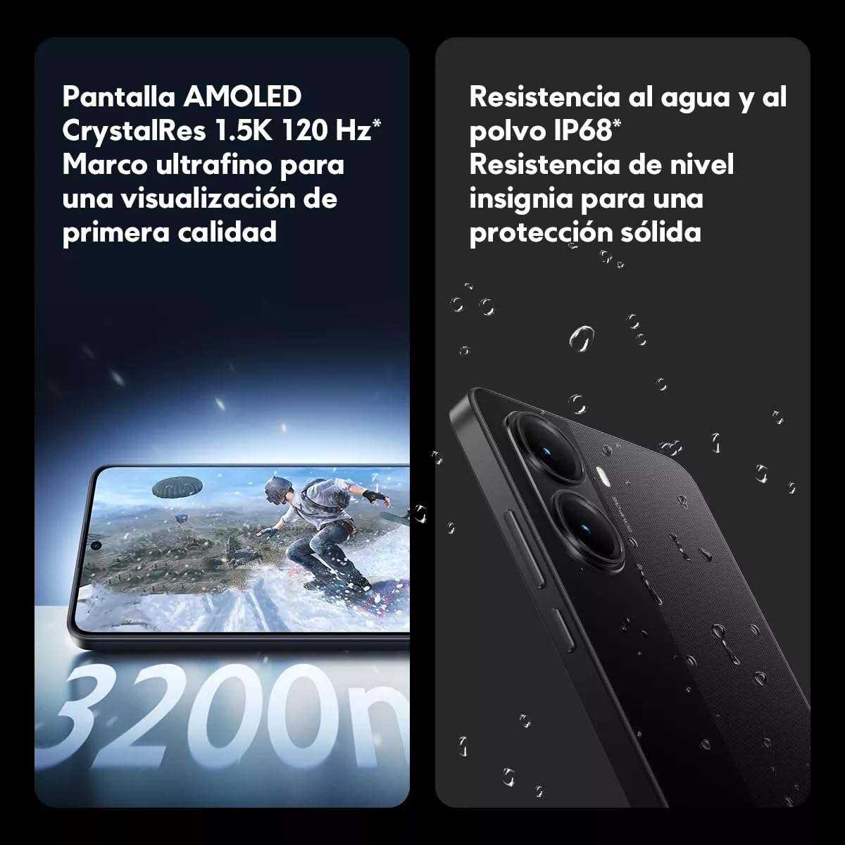 XIAOMI Teléfono Celular Poco X7 Pro 5G NFC Pantalla AMOLED CrystalRes 1.5K 120Hz Buque Insignia Dimensity 8400-Ultra 90W HyperCharge (Negro, 8GB+256GB)