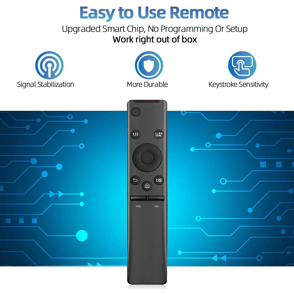 TOPOST Control Remoto Compatible con Samsung Smart TV BN59-01259B (Baterias no incluida)