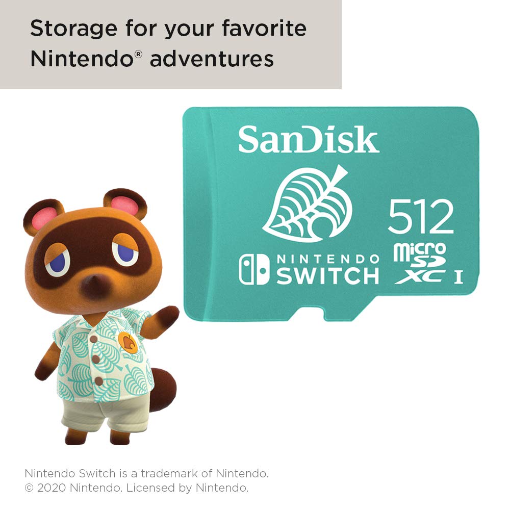 SanDisk SDSQXAO-512G-GNCZN - Tarjeta de Memoria microSDXC UHS-I (512 GB)
