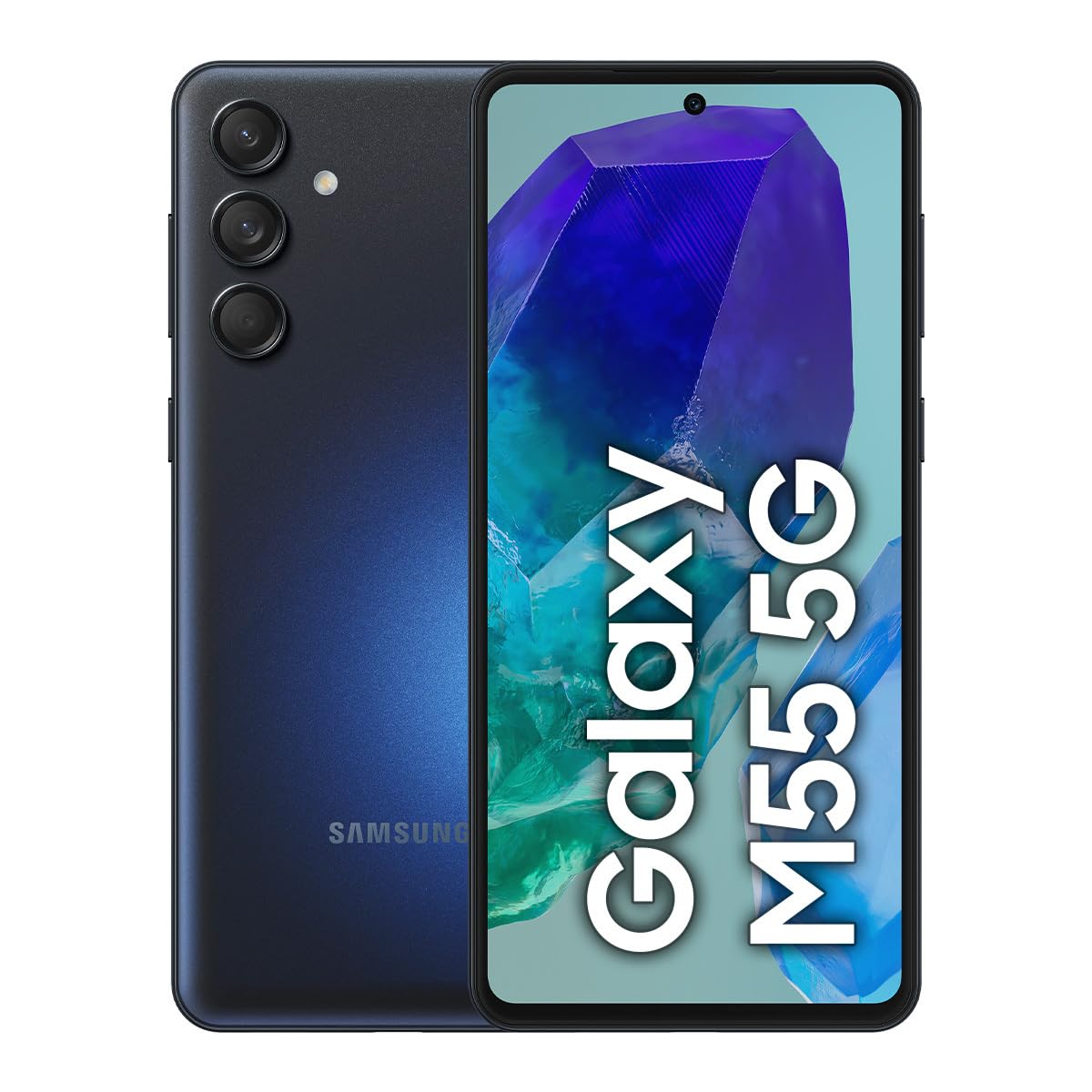 SAMSUNG Celular Galaxy M55 5G Negro 8GB RAM 128GB, Nacional con Garantía