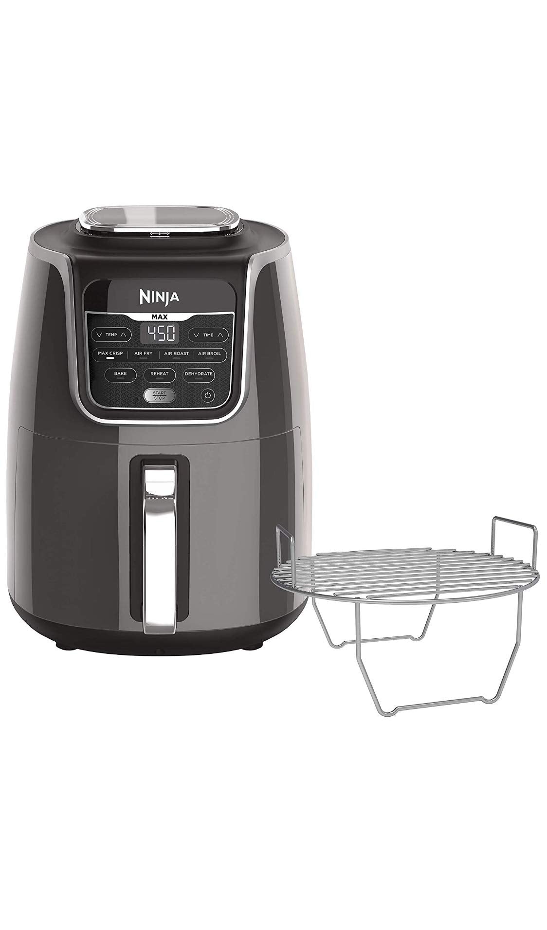 Ninja AF161 Max XL Air Fryer, 5.5 qt, grey