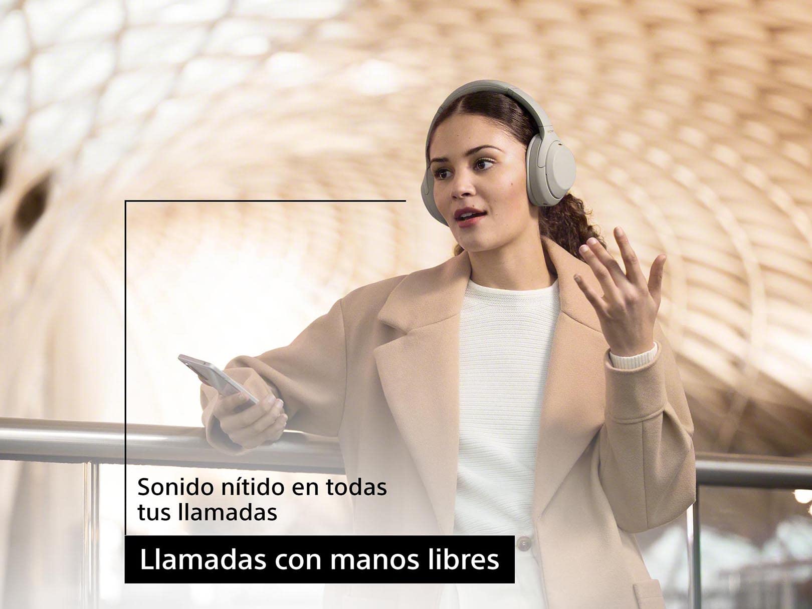 Sony WH1000XM4/S Audífonos de Diadema inalámbricos con Noise Cancelling, Silver, Grande (Versión Nacional)