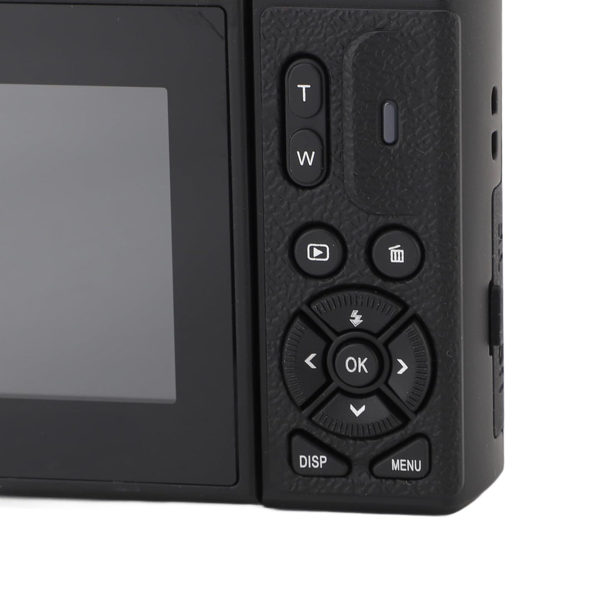 Zopsc Cámara Digital para Fotografía, Cámara de Vlogging sin Espejo de 75MP 5k con 18x óptico Autimate Authocus Anti-Shake 3in 180 ° Pantalla para Fotografía de Viaje (Black)